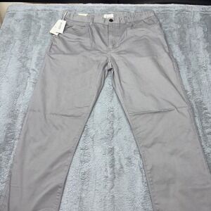 Civil Society Men's Alden Tailored Sateen Pants Mild Gray 34x34‎ NWT